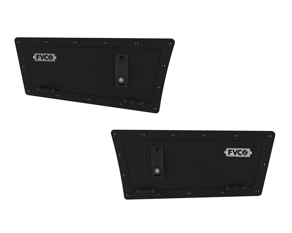 Sprinter Rear Panel Locker Sprinter Rear Panel Storage Locker | Flatline Van Co.