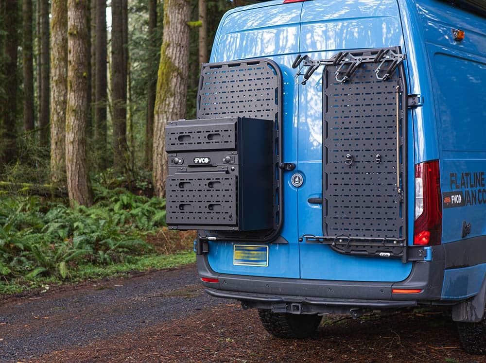 Sprinter Back Sprinter Rear Door Platform | Flatline Van Co.
