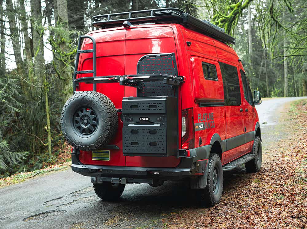 Sprinter Rear Door Platform | Flatline Van Co.