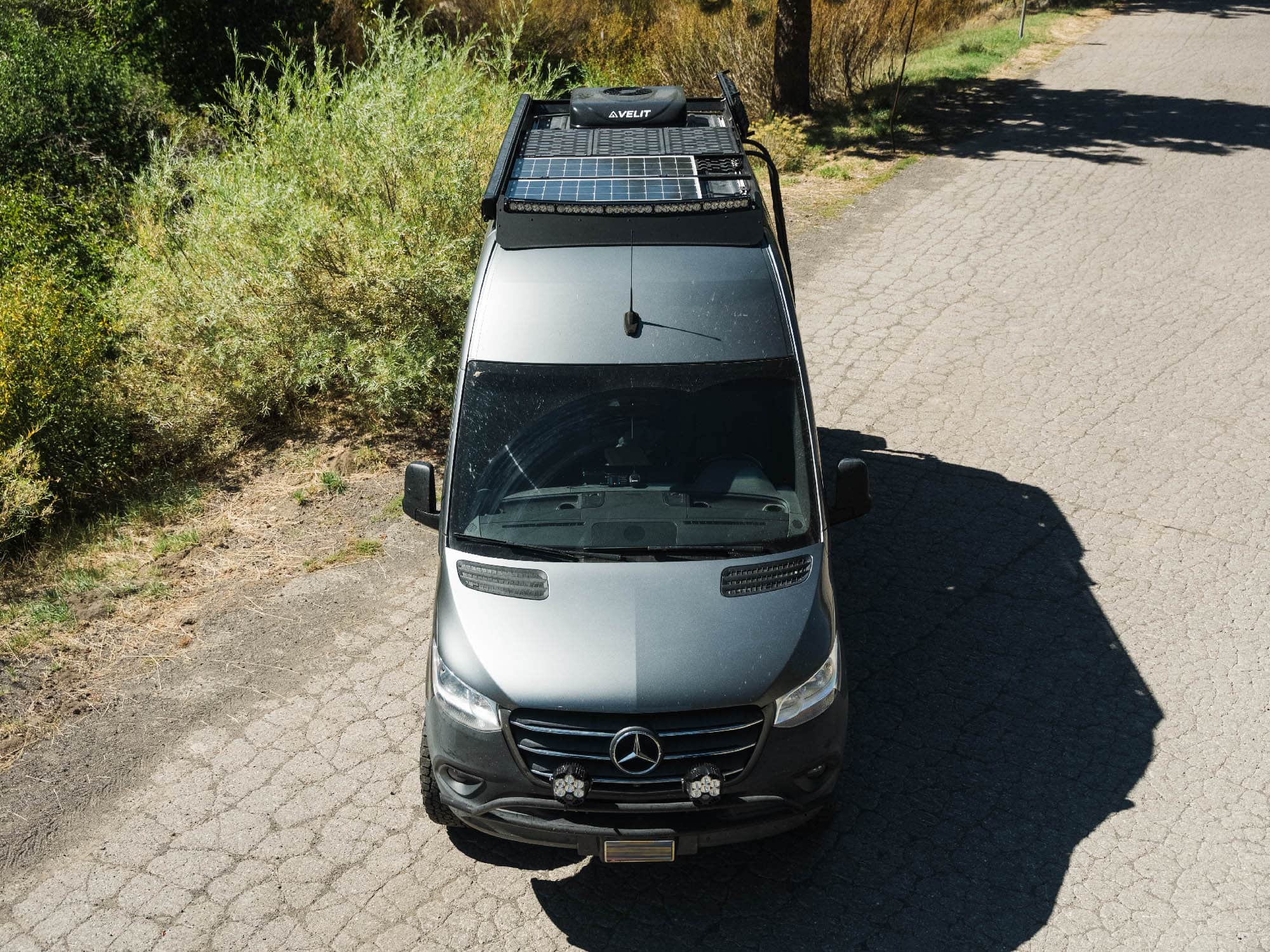 Sprinter Standard Roof Rack for 144" wheelbase vans with light bar fairing option