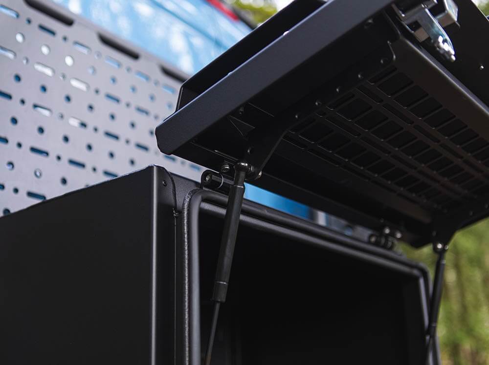 X7 Rear Storage Box Van Rear Storage Box | Flatline Van Co.