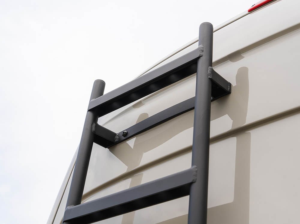 Top of Sprinter Van Rear Ladder