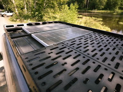 Universal Decking Panels with Solar Panels