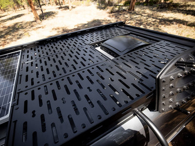 Universal Decking Panels on Sprinter Standard Rack with Maxtrax board.