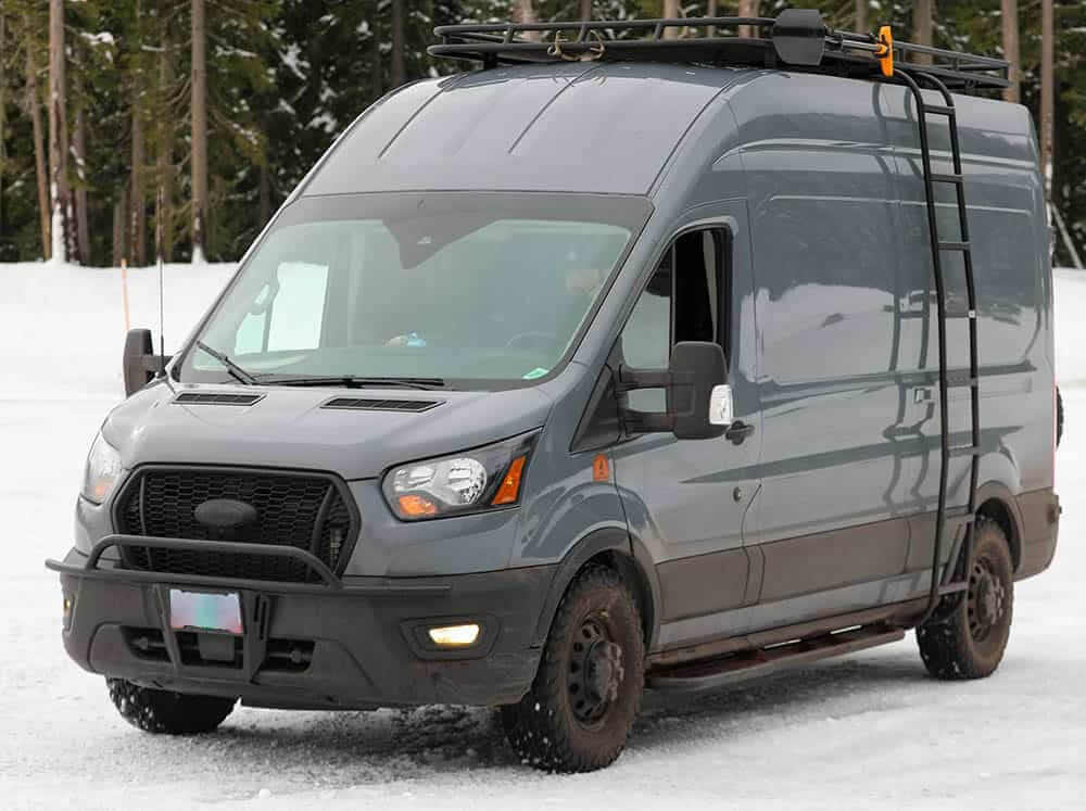 Transit Van Side Steps Flatline Van - Main Image