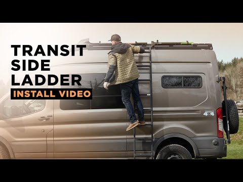 Transit Side Ladder | High Roof | Flatline Van Co.