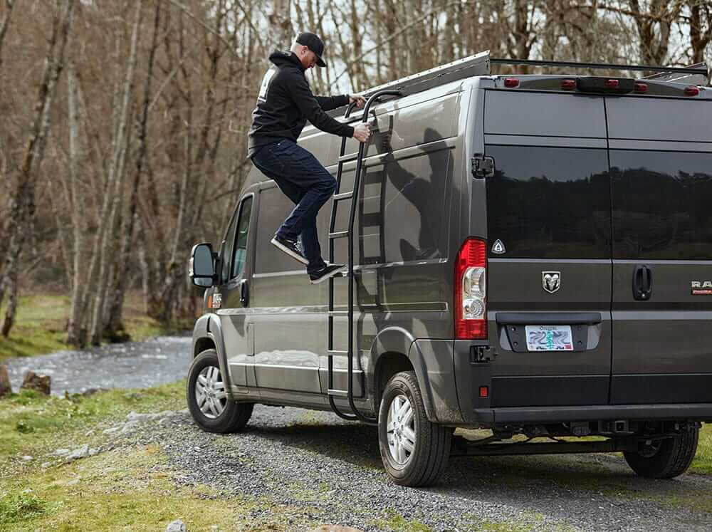Promaster Side Ladder Flatline Van