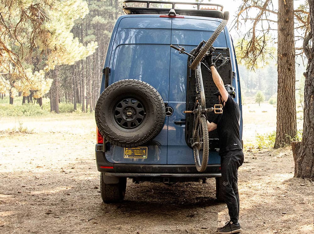 Sprinter Rear Door Platform | Flatline Van Co.