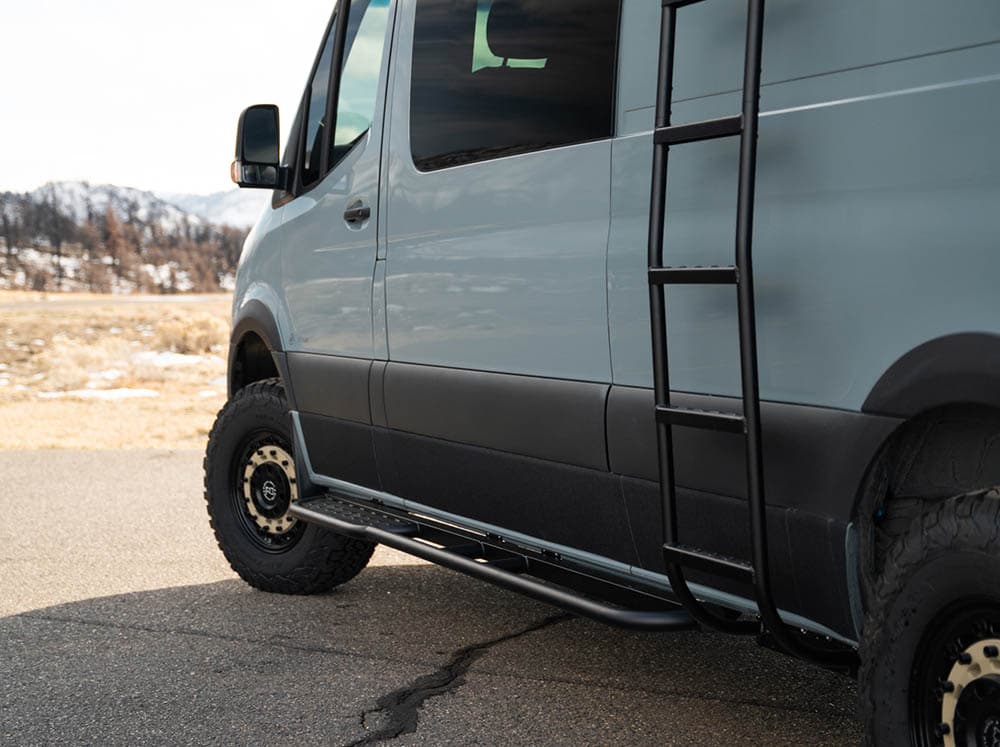 Sprinter Side Steps | Flatline Van Co.